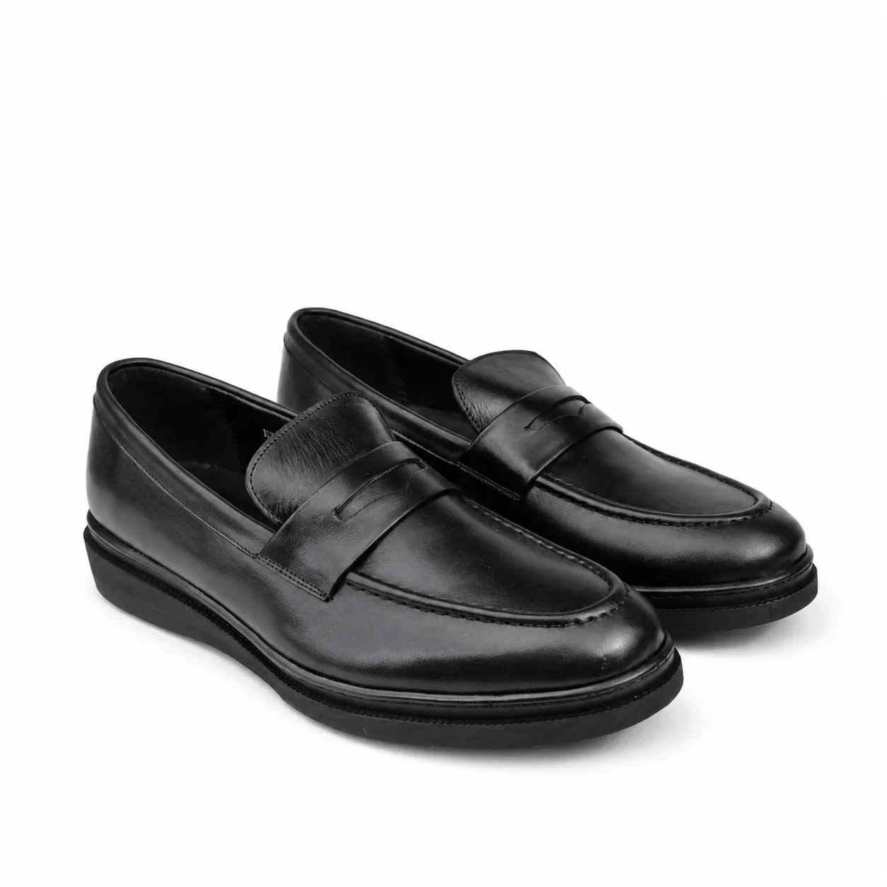 CHAUSSURE HOMME CONFORT+ 030 noir cuir  miniature